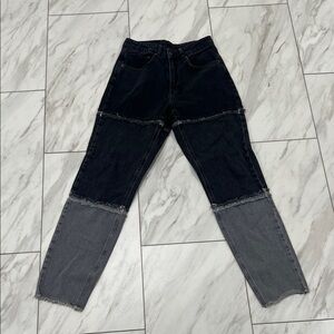 Ragged Jeans Colorblock